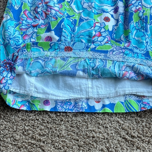 Lilly Pulitzer Blue and Pink Floral Mini Dress - Picture 8 of 9